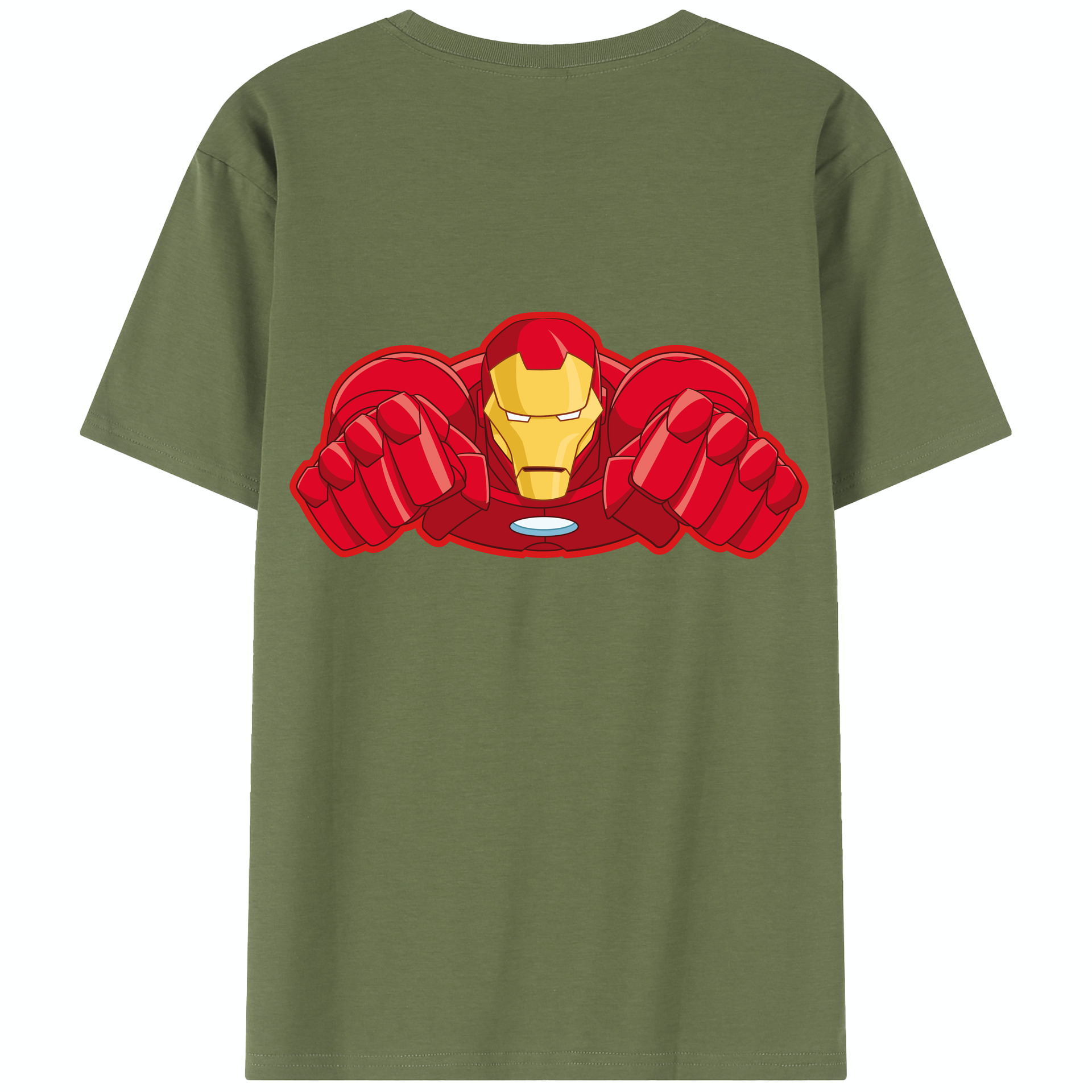 （画像用） アベンジャーズ The Avengers 綿100％半袖Tシャツ（背面プリント）